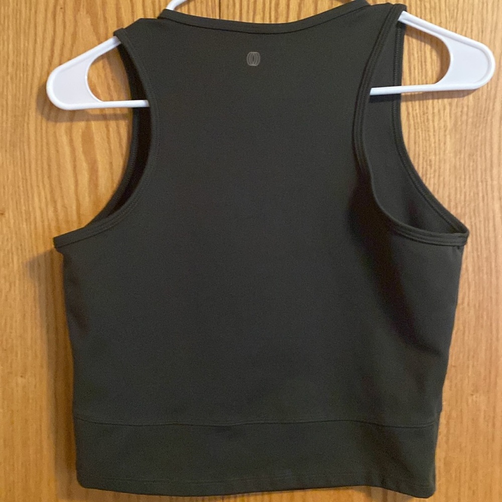 Balance Collection Cropped Yoga Top Green Large - Picture 4 of 6